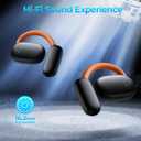 occiam Bluetooth Open-Ear Headphones & Earbuds Real-Time 164 Languages Translation Earbuds 80H Playtime Wireless Sport Earphones for Running Workouts Black