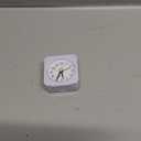 Travel Analog Alarm Clock, 2.25 inch, Ultra Small Clock with Snooze and Light Function, Super Silent Non Ticking, Battery Operated, Easy Setting