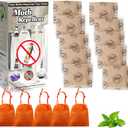 15 Pack Moth Repellent for Closets Made with Plant-Based Ingredients, Effective Moth Repellent for House to Get Rid of Moths from Closets, Drawers, Wardrobes, Storage Boxes, Insect Traps for Indoor