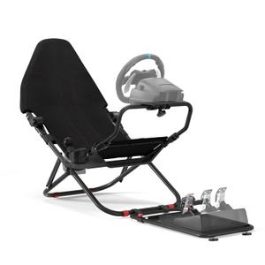 RACGTING Racing Simulator Cockpit for G29/G920/G923, Foldable & Adjustable Racing Seat for Thrustmaster T300RS/248/T-GT II, Fanatec CSL DD/GT DD Pro/ClubSport DD/DD+, MOZA R5, SIMAGIC Alpha Mini