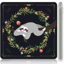 HUITLONG American Mahjong Mat 31.5"x31.5", 3mm Thick Non-Slip Rubber Mat