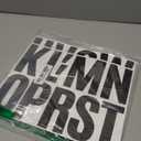 Qilery 32 Sheets 4 Inch Letter and Number Stickers Self Adhesive Vinyl Letters Alphabet Stickers Big Font Letters Number Tags for School Classroom Home Mailbox Decor (Black)