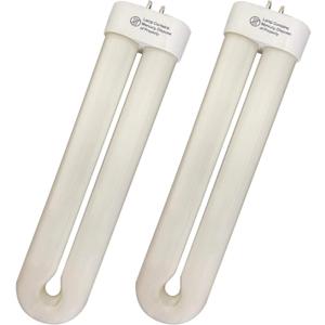 junxing BF190 Replacement Bulbs, Black Light Bulb Compatible with BK-40D, FUL32T8/BL 365nm, U Shape BL Fluorescent lamp,10 inch 32 Watt 2 Pack