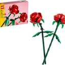 LEGO Roses - Building Toy for Kids, Girls & Boys, Ages 8+ - Artificial, Fake Roses for Home Decor & Display - Gift Idea for Plant & Flower Lovers - 40460