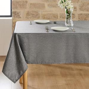 2 Pack Waterproof Rectangular Tablecloths, Boho Farmhouse, Gray, 52x70