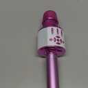 Amazmic Toys for Girls, Kids Karaoke Microphone Toddler Microphone for Kids with Lights, for Girls, Birthday Party Boys Toy Age 3 4 5 6 7 8+(Light Pink)