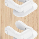 Inaya Door Lever Lock (2 Pack) – Child Proof Handle Locks, 3M Adhesive & Easy Installation for Home, Baby-Proof Locks for Kids Safety, Compatible with standard doors
