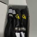 QUMY Dog Shoes for Large Dogs, Medium Dog Boots & Paw Protectors for Winter Snowy Day, Summer Hot Pavement, Water-Resistant in Rainy Weather, Outdoor Walking, Indoor Hardfloors Skid-Resistant Sole (Size 1: 1.8''x2.3''(W*L) (Pack of 4))