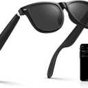 JASPIN Bluetooth Smart Glasses-Blue Light Glasses for Men and Women-Open Ear Sound Mic & Speakers Voice Assistant-Remote Control Photo Taking