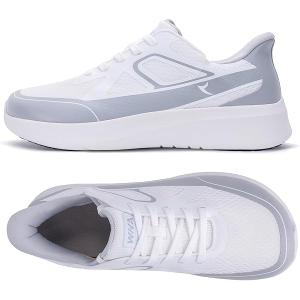 Mens Wide Toe Walking Shoes | Zero Drop Minimalist Tennis Sneakers for Men | Slip On Arch Support Orthotic Shoes for Plantar Fasciitis, Size 11