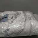 16x16 Decorative Throw Pillow Inserts-Down Feather Pillow Inserts-Square-Cotton Fabric-Set of 2-White.