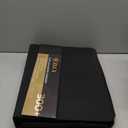 ZLCA Top Loader Binder-9 Pocket, Hold 324 Cards Trading Card Binder Includes 20 Top Loaders, Top Loaders Binder for Sport Card, MTG, TCGBlack