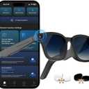 AI Smart Glasses with ChatGPT, 8MP Camera Glasses with Camera and Audio, AI Translation Sunglasses with 164 Languages, Bluetooth Sunglasses with Voice/Calling, 8-Hour Music,Gradient Blue