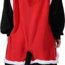 Adult Devil Krampus Onesie Krampus Costume Pajamas Horror Halloween Costumes Animal Cosplay pajamas for Women And Men