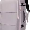 BAGAIL Travel Laptop Backpack, Carry on with USB Port, Luggage Bag for Holiday-Purple