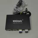 10Gtek Gigabit Ethernet Media Converter, Open SFP Fiber to Ethernet RJ45 Converter for 10/100/1000Base-Tx to SFP(SFP Slot Without Module), UL Certified