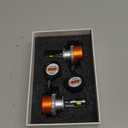 2 PCS 9005/HB3 Car LED Light Replacement, 3800LM 6000K Super Bright Waterproof C6 Fog Lighting Bulb, Plug & Play Led Headlights High and Low Beam Car Accessories (color)