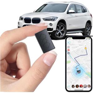 Mini GPS Tracker for Vehicles - Tracker Device for Vehicles No Subscription No Monthly Fee Car Tracker Device Hidden Magnetic Real-Time Tracking Undetectable GPS Tracker for Cars Kids Dogs