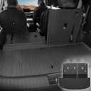 Cargo Mat for Kia Telluride Hybrid & Gas 2027 Accessories
One-Piece Cargo Liner & Rear Seat Back Protector, All Weather TPE, Non Slip & Odorless & Scratch Proof, Quick Clean