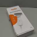 2-in-1 Dog Dryer with Slicker Brush for Small Dogs and Cats, Pet Hair Dryer, Dog Blow Dryer for Grooming with 300 Watts, 75-85 dB, Adjustable Temperature, Overheat Protection