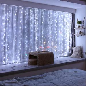 WA LED CURTAIN LIGHTS COOL WHITE 3.5X5