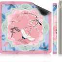 XINTONG American Mahjong Mat, 32×32 Inches,3mm Thickness | Mahjong Mat for Table with Rules, Anti-Slip,Waterproof, Noise Reduction, Wrinkle-Free Mah jongg Mat(Crane Dance Among Clouds), 32 inches x 32inches x 0.12 inches