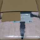 Madison Park Ruched Luxury Throw Premium Soft Cozy Brushed Long Faux Fur For Bed, Couch or Sofa, 50"x60", Blush