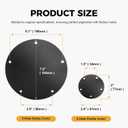 GZYF Motor CNC Aluminum Engine Covers Derby Timer Timming Clutch Cover Engine Cap for Harley Dyna 2006-2017, for Softail 2007-2017, Touring 2007-2015, Black