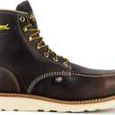 Thorogood 804-3600 Men's 6" Moc Toe, MAXwear Wedge Waterproof Safety Toe, Briar Pitstop - 8.5 D US