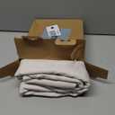 MIULEE Natural Beige Rectangle Linen Polyester Tablecloth 60x84 Inch Spring Table Cloth Waterproof, Stain Resistant for Dining Party Wedding