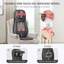 Snailax Shiatsu Neck & Back Massager with Heat, Massage Chair Pad for Home & Office, Gift