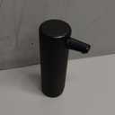 Home Zone Living Foaming Hand Soap Dispenser with Matte Black Outer Cover, Refillable Pump for Kitchen and Bathroom Sinks