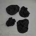 HFCNMY Stool Covers Round,4 Pack Stretch Round Bar Stool Covers Washable Bar Stool Seat Covers Stool Cushion Slipcover Elastic Bar Chair Covers for 13-18 Inch Chair (Drak Gray)