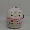 Squishmallows Original 14-Inch Lyla Vanilla Birthday Cake with Rainbow Sprinkles Embroidery - Official Jazwares Large Plush