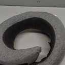 WANDER PLUS Travel Pillow, 100% Pure Memory Foam Travel Neck Pillow Airplane Neck Support Ergonomic Design Best for Sleeping Plane Car Train Office Flight for Adults Grey