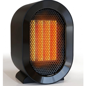 Indoor Electric Portable Space Heater, 1200W Personal Desk Heater, Fast Quiet Heating Ceramic for Large Room,Bedroom and Office Use (White)