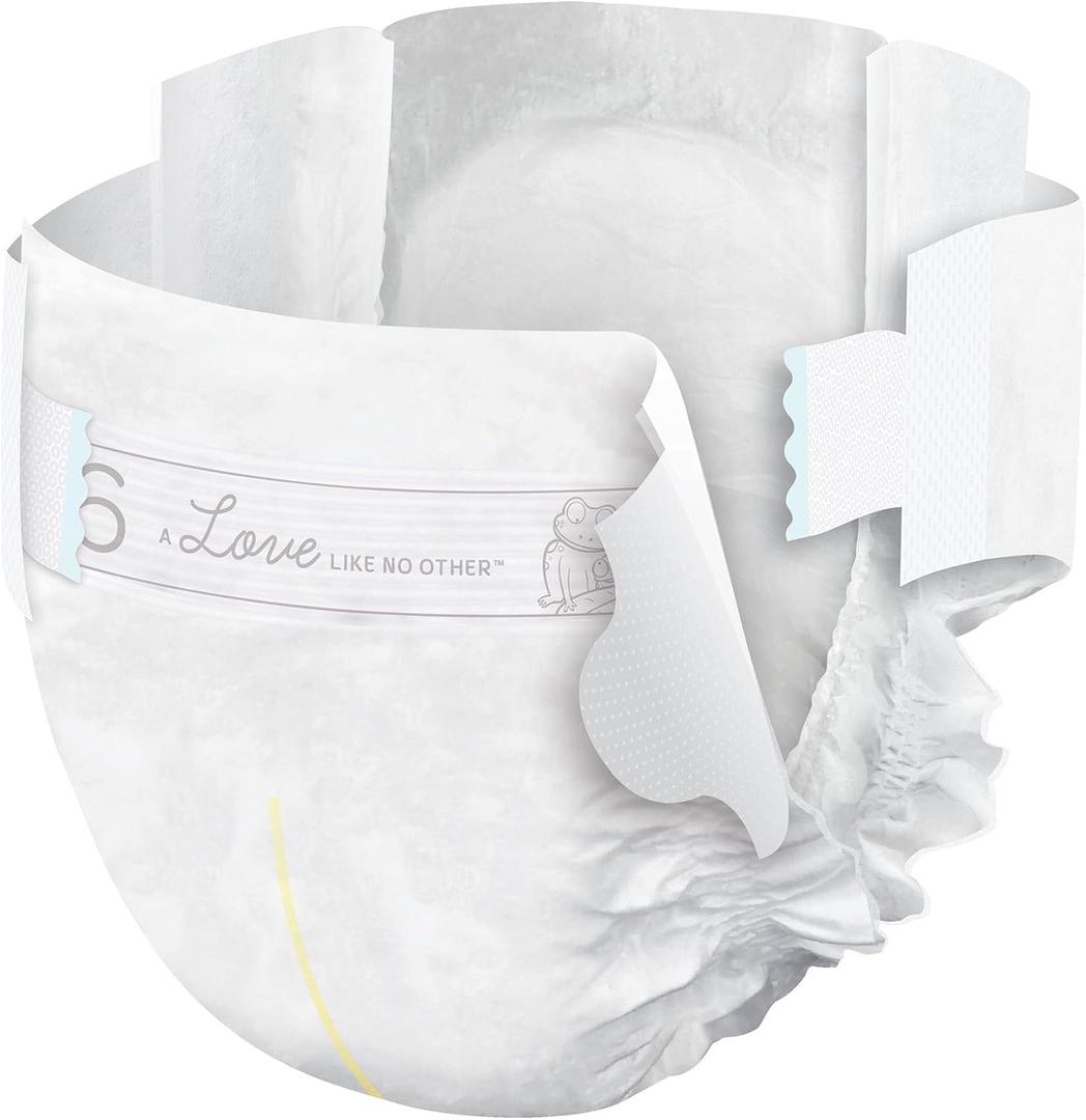 Bambo Nature Hypoallergenic Baby Diapers, Eco-Labelled Sustainable Diapers, Enhanced Leakage Protection, Totally Chlorine-free, Skin Friendly, and Super Absorbent - Size 6 (72 Count)