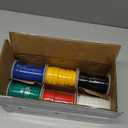 18 Gauge Wire - 600FT, 100ft Spool, 6 Colors, Copper Clad Aluminium, Low Voltage, Hookup Wire Kit for Breadboard/Automotive/DIY/Battery