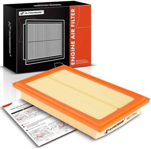 A-Premium Engine Air Filter Compatible with Mercedes-Benz C300 2015-2018, C350e 2016-2018, E300 2017-2019, GLC300 2016-2019, GLC350e 2018-2020, SLC300 2017-2019, SLK300 2016, 2.0L, Replace# 2740940104