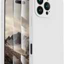 FireNova Designed for iPhone 16 Pro Case, Silicone Upgraded [Camera Protection] Phone Case, Soft Anti-Scratch Microfiber Lining Inside, 2024, White