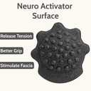 Rollga ACTIVATOR - The Better Massage Ball for Myofascial Release, Trigger Point Therapy, Acupoint & Yoga. Foot Massage, Physical Therapy & Lacrosse Ball in One. 3 Surfaces for Advanced Muscle Release