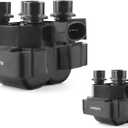 NPAUTO Ignition Coil Pack Compatible with 4.6 5.0 V8 1997 1998 1999 Ford F150 Ranger Expedition Explorer Crown Victoria, Lincoln Town Car Mark VIII, Mercury Mountaineer, Set of 2