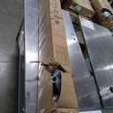 GarveeLife 10 ft Cantilever Umbrella Outdoor Patio Umbrella Solar LED w/Base Included Market Offset Umbrella Sun Shade Windproof with 360-Degree Rotation for Patio Garden Deck Pool, Grey