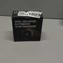 Automatic Soap Dispenser Foam Bathroom: Wall Mount Rechargeable Touchless Adjustable Auto Smart Electric Plastic Black Foaming Soap Dispenser with Clock - Kitchen - Hand Dish Lotion Couple Kids