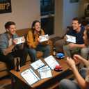 Christian Bible Family Feud Game with 2 Buzzers,Religious Trivia Quiz Card Game for Church Groups,Easter Parties,Team Building & Family Game Night