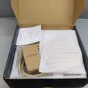 Shower System with Tub Spout, Gold Bathtub Shower Faucet Set, 8" Rain Shower Head and Handheld Spray Combo, Round Shower Head and Handle Set with Tub Spout (Valve Included), Brushed Gold