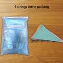 Pennant Banner Flags Pastel - GREATRIL Colorful Triangle Banners for Birthday Easter Classroom School Carnival Garland Outdoor Burlap Bunting Party Decorations 4 Strings