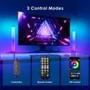 Barhootao RGB Light Bar,Smart LED Light Bar for Room,16 Million Colors,Three Control Modes,Dynamic Music Sync Mode,213 Preset Modes,USB InterfaceWithout Adapter