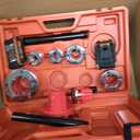 HFS(R Ratchet Pipe Threader Kit Ratcheting Pipe Threading Tool Set (7 dies 3/8", 1/2", 3/4",1", 1-1/4", 1-1/2", and 2")