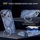 for iPhone 17 Pro Case Compatible with MagSafe Blue